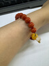 青城山 瓦西南紅和田玉葫蘆手串女蜜蠟轉(zhuǎn)運珠福祿招財手鏈生日禮物 南紅蜜蠟白玉葫蘆手串9mm+已過香 曬單實拍圖