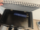 林氏家居換鞋凳門口家用極窄鞋柜一體坐凳入戶門可坐鞋架林氏木業(yè)RO3N-A 【黑色+白色】RO3N-A換鞋凳 曬單實拍圖