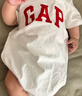 GAP嬰童2025春季新款logo棉質(zhì)柔軟連體衣兒童裝包屁衣爬服687144 曬單實(shí)拍圖