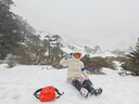 Naturehike挪客雪豹戶外全地形徒步雪套沙漠護腳套防水防雪登山男女防沙鞋套 黑色/L【鞋碼44-46】 曬單實拍圖