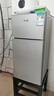 志高小冰箱89L迷你小型家用 下冷藏上冷凍兩用宿舍寢室出租房雙門辦公室電冰箱 節(jié)能省電 一級能效-89L銀雙門【省電輕音】 曬單實拍圖