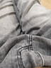 雀里冰絲夏季薄款牛仔褲男直筒寬松新款男褲超薄黑色長(zhǎng)褲夏天褲子休閑 淺灰色2073 34 曬單實(shí)拍圖