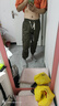 I'M DAVID美式工裝褲子男款春秋寬松束腳大碼休閑長褲男士新復(fù)古回潮戰(zhàn)術(shù)褲 曬單實(shí)拍圖