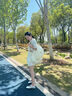 沫子學(xué)院風(fēng)可愛大容量書包女休閑百搭雙肩包初中女生高中學(xué)生電腦背包 白色 帶星星+飛行兔掛件 曬單實(shí)拍圖