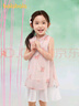 巴拉巴拉女童新中式連衣裙寶寶童裝夏兒童無(wú)袖裙子國風(fēng)208225111026 曬單實(shí)拍圖