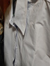 森馬（Semir）【休閑套裝】襯衫女中長款襯衫A字短褲24新款寬松休閑出街兩件套 藍色調00388 M 曬單實拍圖