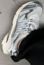 adidas「光波鞋」TEMPER RUN 2經(jīng)典復(fù)古網(wǎng)面老爹鞋阿迪達斯三葉草   漢玉白/金屬銀/乳白色   42 曬單實拍圖