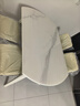 全友家居 多功能餐桌椅組合套裝奶油風(fēng)伸縮實(shí)木框架吃飯桌子一桌四椅 曬單實(shí)拍圖
