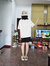 愛 西娜女童運(yùn)動短褲夏季2025新款兒童五分褲薄款夏裝純棉中大童寬松褲子 【短褲】黑色 170 cm 曬單實(shí)拍圖