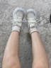 卡米高9CM內增高老爹鞋女2025春秋網(wǎng)面透氣顯腳小厚底網(wǎng)紗休閑運動(dòng)鞋ins 白色內增高9cm 36 (230mm) 曬單實(shí)拍圖
