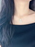 中國黃金（CHINA GOLD）18K金扣頭鑲和田玉寶瓶觀音吊墜女佛像項鏈情人節(jié)生日禮物送愛人 和田玉寶瓶觀音吊墜【配S925鏈】 曬單實拍圖