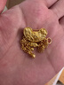 HONEYGOLD 蜜金珠寶 黃金吊墜足金古法文玩系列甜鯉項(xiàng)墜HGG1786工費(fèi)270元/件 8.60g 曬單實(shí)拍圖