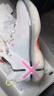 李寧（LI-NING）籃球鞋男2025新款?緩震回彈穩定運動(dòng)鞋透氣潮流籃球專(zhuān)業(yè)比賽鞋子 標準白/清水綠/熒光粉-韋德幻影6 41 曬單實(shí)拍圖