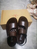 蜻蜓牌涼鞋男士夏季新款真皮涼拖鞋防滑防水耐磨外穿男款兩用開(kāi)車(chē)沙灘鞋 棕色 44 曬單實(shí)拍圖