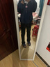 POUM黑色彎刀柳葉牛仔褲男春秋夏季款潮流顯瘦美式高街直筒微喇褲子男 DFFS-701黑色 XL 曬單實(shí)拍圖