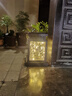 太陽能小宮燈戶外庭院花園氛圍裝飾燈家用陽臺布置小夜燈led掛燈 暖光 1個 曬單實拍圖