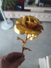 紅狼蝕金玫瑰花三角洲行動(dòng)周邊金箔玫瑰捏碎開(kāi)啟大招情人節禮物 紅狼蝕金玫瑰【25cm】 曬單實(shí)拍圖