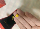 中國黃金（CHINA GOLD）黃金吊墜女足金蓮花項鏈好事蓮蓮吊墜七夕生日禮物女生送老婆媽媽 【京速達】蓮花吊墜【贈銀鏈+中金禮盒】 約0.3g 曬單實拍圖