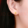 中國(guó)黃金（CHINA GOLD）四葉草黃金耳釘女時(shí)尚花型足金轉(zhuǎn)運(yùn)耳飾520生日禮物送老婆女友 中金禮盒+四葉草耳釘【一對(duì)】約1.3g 曬單實(shí)拍圖