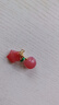 潮典鹽源瑪瑙小提溜吊墜掛件diy手工串珠材料配件手鏈項(xiàng)鏈配飾掛墜 蘋果小滴溜-單顆【約10mm】 曬單實(shí)拍圖
