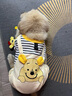 MIKI PAD寵物狗狗衣服小型犬可牽引外出背帶褲春夏幼犬衣服比熊泰迪雪納瑞 黃色小熊背帶褲 XXL背長45cm（參考體重17-22斤） 曬單實拍圖
