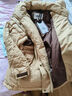 金羽杰朋克學(xué)院風(fēng)羽絨服女短款冬季新潮寬松帶帽派克羽絨服女Y22802166 曬單實(shí)拍圖