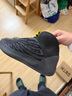 阿迪達(dá)斯三葉草YEEZY童鞋黑色高幫椰子休閑鞋GX1318禮物UK3碼35.5 曬單實(shí)拍圖