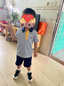 Classic Teddy男童套裝兒童短袖褲子2件裝中童裝夏學(xué)院polo衫短褲衣服 深藍(lán) 100 曬單實(shí)拍圖
