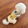 MIKI PAD寵物狗狗衣服小型犬可牽引外出背帶褲春夏幼犬衣服比熊泰迪雪納瑞 黃色小熊背帶褲 S背長(zhǎng)25cm（參考體重3-6斤） 曬單實(shí)拍圖