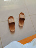足康樂(lè )拖鞋男士夏季可外穿潮流浴室洗澡防滑家室內居家用大碼涼拖鞋男款 咖啡色 40-41 【適合39-40腳】 曬單實(shí)拍圖