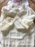 百圖betu女裝2025春季新款襯衫立領(lǐng)浪漫提花氣質(zhì)正肩襯衫女2501T27 淺黃 S 曬單實(shí)拍圖