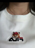 FILA斐樂(lè )官方女子針織短袖衫2025夏簡(jiǎn)約休閑刺繡LOGOT恤 曬單實(shí)拍圖