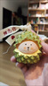珊野榴蓮小熊可愛桌面感擺件車載創(chuàng)意留戀你情人節(jié)圣誕節(jié)生日禮物 榴蓮小熊擺件+留戀你布條 曬單實拍圖