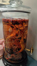 巫記  雙龍雕花玻璃泡酒壇大容量人參白酒瓶泡酒罐釀酒瓶帶龍頭 15斤_銅龍頭_工藝底座 曬單實(shí)拍圖