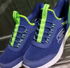 Skechers斯凱奇閃穿鞋兒童時尚休閑運動鞋男童春夏網(wǎng)面透氣跑步鞋405310L 曬單實拍圖
