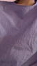 無印良品（MUJI）女式 涼感平紋短袖罩衫 純棉t恤上衣打底衫內(nèi)搭 涼感物語BC2JOC4A 藍(lán)色條紋 S 155/80A 曬單實(shí)拍圖