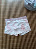 Charm Kapok男士?jì)妊?025新款粉色印花100%全棉襠純棉平角褲抑菌透氣四角褲 款式1：(3條)淺灰+深灰+淺粉 2XL （推薦130-149斤） 曬單實(shí)拍圖