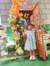【女童愛莎公主裙】冰雪奇緣夏兒童彩虹連衣裙夏裝寶寶愛沙裙子 淺藍色 120 cm 曬單實拍圖