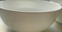 陶相惠骨瓷面碗湯碗釉下彩7英寸家用大容量吃泡面微波爐純白陶瓷碗2只裝 曬單實拍圖