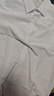 西域駱駝（VANCAMEL）短袖襯衫男夏季港風(fēng)帥氣男士寬松外套百搭休閑男裝襯衣 白色 L 曬單實(shí)拍圖