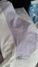 aqpa[UPF50+]兒童撞色短袖T恤【速干防刮防曬】夏季男童女童條紋上衣 香芋紫 150 曬單實拍圖