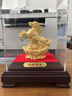 南國(guó)璽承招財(cái)進(jìn)寶生肖馬擺件絨沙金工藝品辦公室店鋪開業(yè)禮物年會(huì)禮品定制 小號(hào)絨沙金招財(cái)進(jìn)寶17*13*21.5CM 曬單實(shí)拍圖