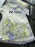 YONEX尤尼克斯網(wǎng)球服比賽訓(xùn)練吸汗速干專業(yè)比賽短袖215145TCR白O 曬單實拍圖