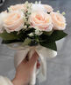 南啵丸手捧花新娘結(jié)婚韓式婚禮花球婚紗照捧花假花伴娘拍照道具花束仿真 深香檳 主圖款芙蓉玫香檳色 曬單實(shí)拍圖