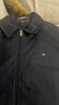 TOMMY HILFIGER【輕通勤】25新款春夏男商務(wù)休閑拉鏈翻領(lǐng)行政夾克外套04336 藏青色FAP XL （推薦：165-180斤） 曬單實(shí)拍圖