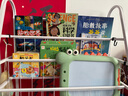 全品屋書架兒童書桌落地一體靠墻繪本架置物架移動書柜簡易寶寶玩具收納 【60cm】3書架+2收納架+2收納盒 曬單實拍圖