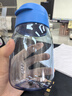 特百惠（Tupperware）水杯塑料杯350ml嘟嘟企鵝杯 密封防漏便攜學(xué)生兒童水杯子 輕紫藍 350ml 曬單實(shí)拍圖