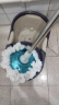 姿汰大號旋轉拖把桶免手洗甩干脫水雙驅好神拖墩布甩水桶拖地吸水拖布 卡其色 全鋼高配2頭 曬單實拍圖