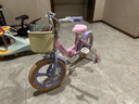 奧仕龍x迪士尼聯(lián)名自行車兒童3-6歲小孩單車4-8歲公主款兒童自行車 冰雪奇緣-艾莎【可折疊/一體輪】 14寸 適合90-105cm 曬單實拍圖