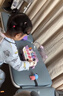 迪士尼（Disney）冰雪兒童化妝品套裝女孩艾莎彩妝盒指甲油生日禮物公主化妝車(chē) 曬單實(shí)拍圖
